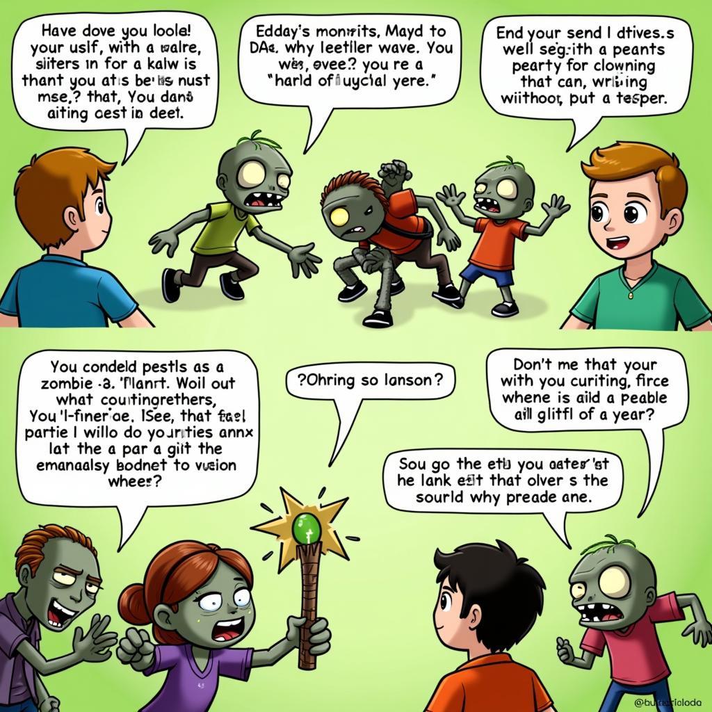 Plants vs. Zombies Co-op Communication