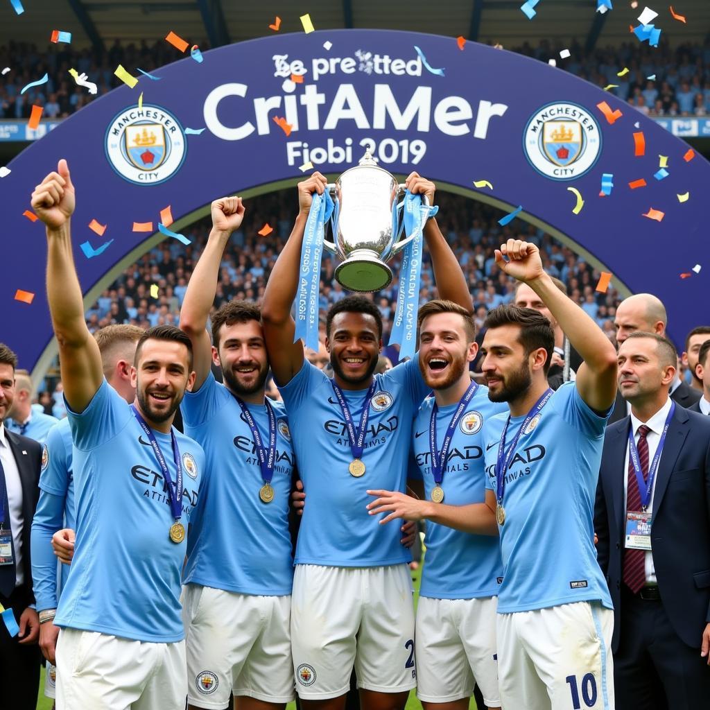 Man City vô địch Premier League 2019