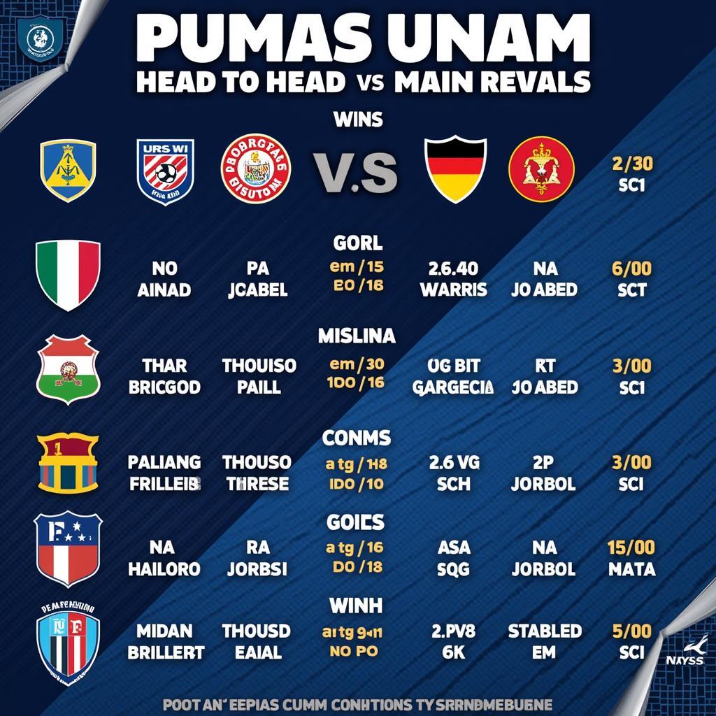 Lịch sử đối đầu của Pumas UNAM