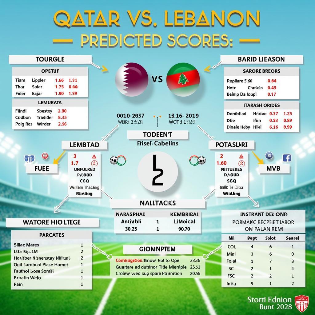 Dự đoán kết quả trận đấu Qatar vs Lebanon