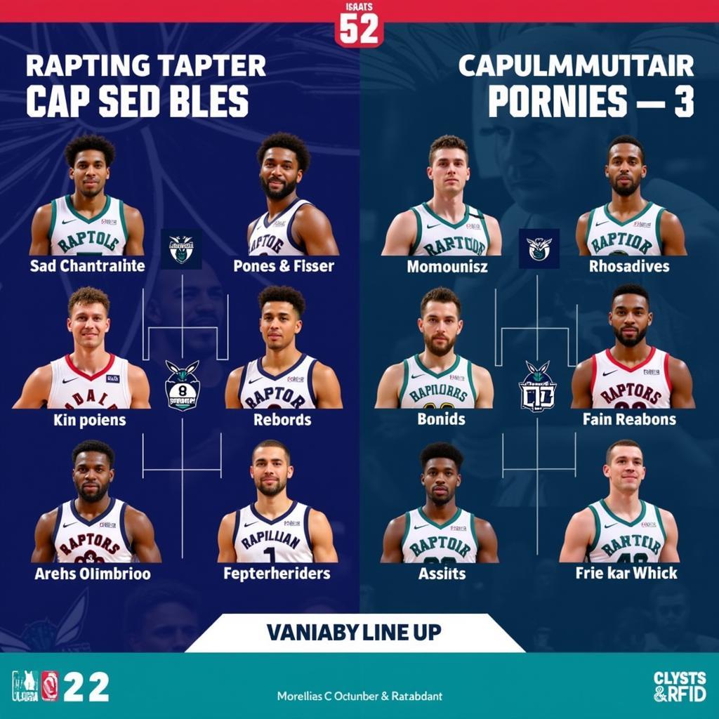 So Sánh Đội Hình Raptors và Hornets