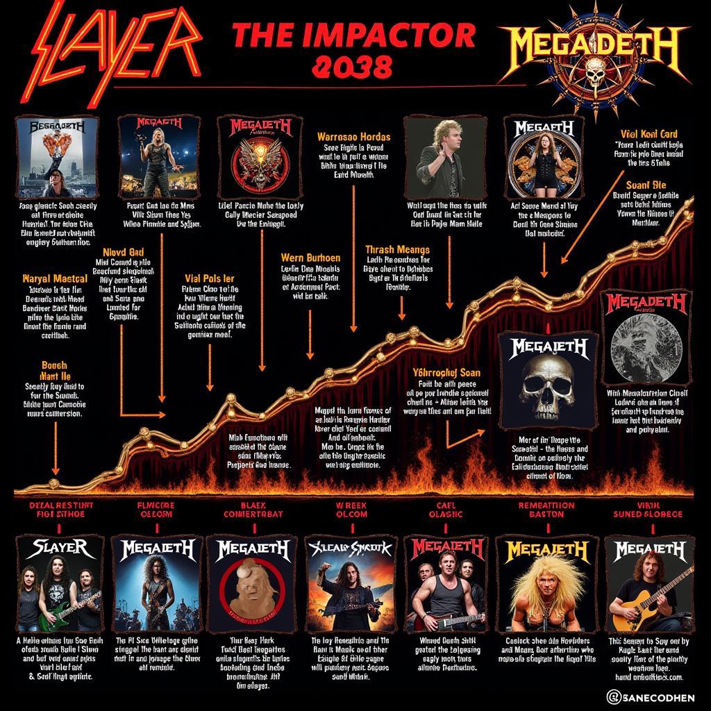 Ảnh hưởng của Slayer và Megadeth đến thể loại thrash metal