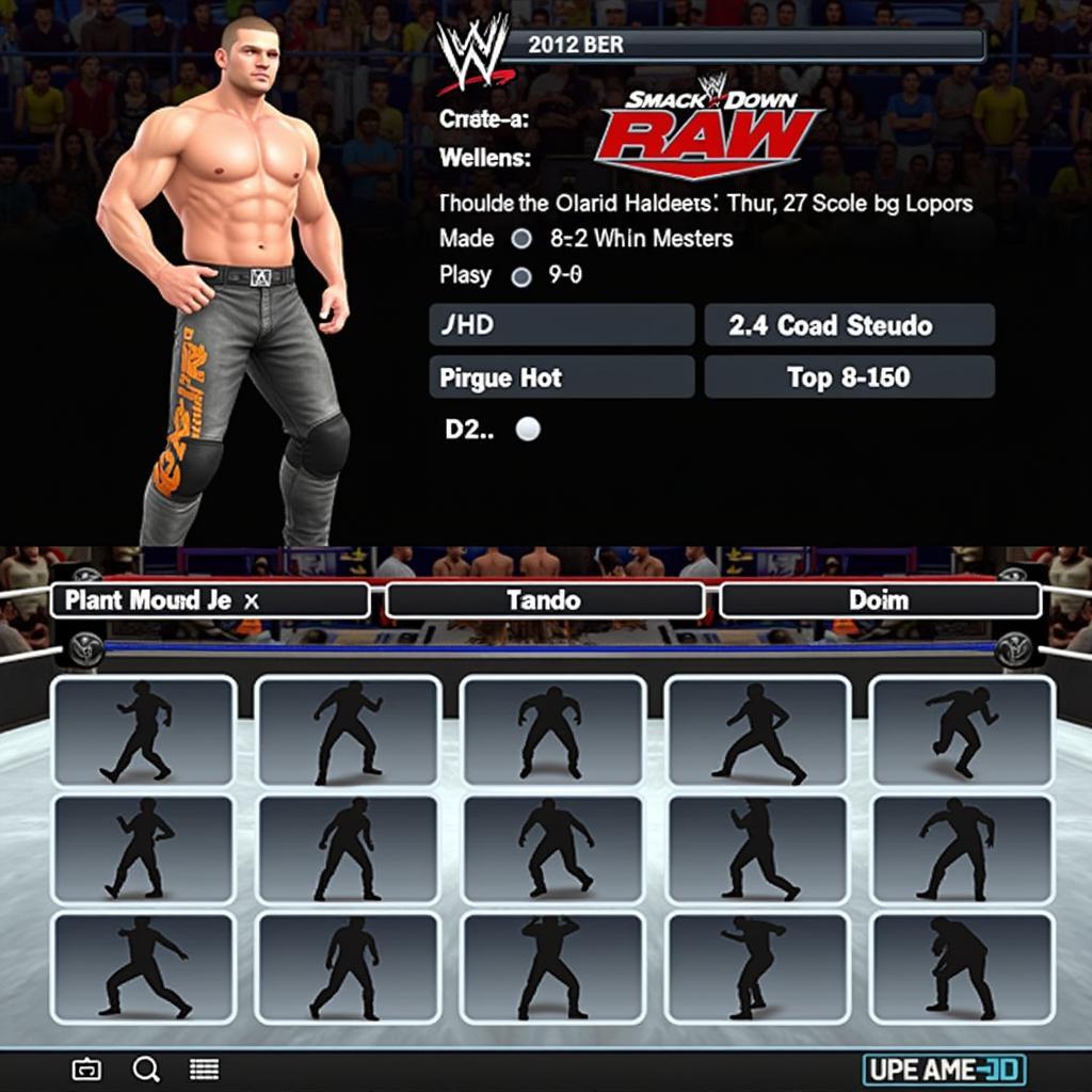 SmackDown vs. Raw 2011 PSP Create-a-Wrestler