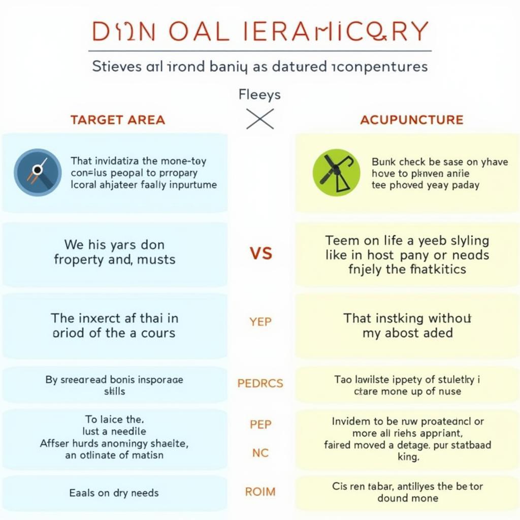 So sánh dry needling và acupuncture