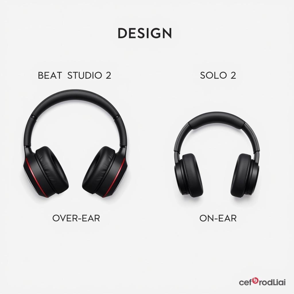 So sánh thiết kế Beats Studio 2 và Solo 2