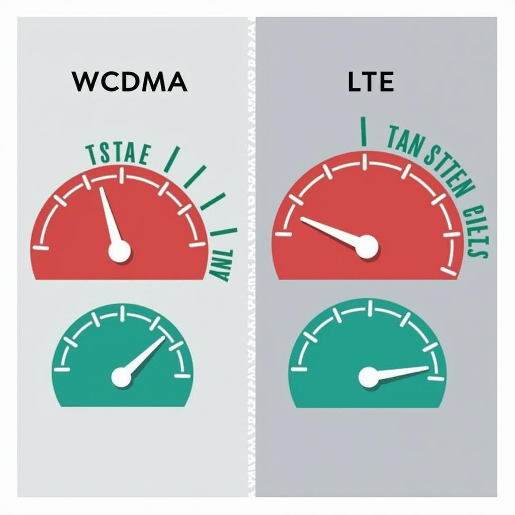 So sánh tốc độ WCDMA và LTE