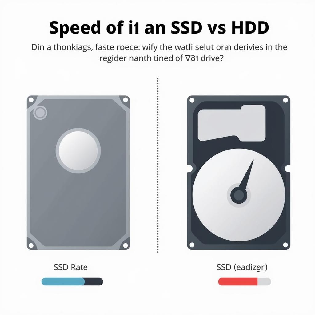 So sánh tốc độ giữa SSD và HDD