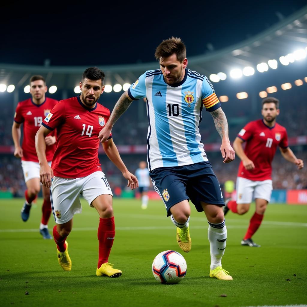 Sức mạnh tấn công của Argentina: Messi dẫn dắt