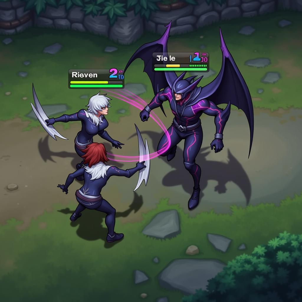 Talon vs Riven giai đoạn đầu trận