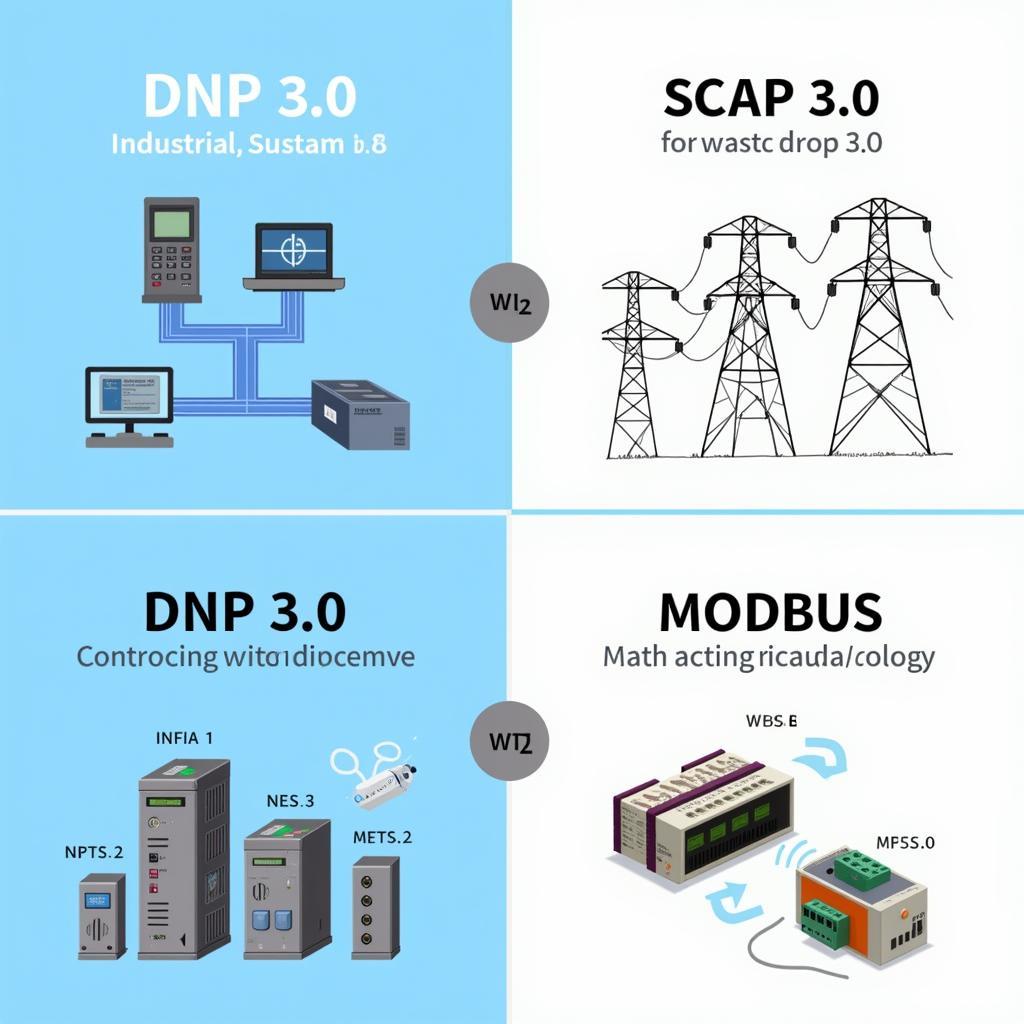 Ứng dụng của DNP 3.0 và Modbus