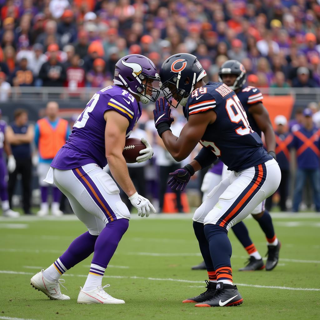 Vikings vs Bears: Mối thù truyền kiếp