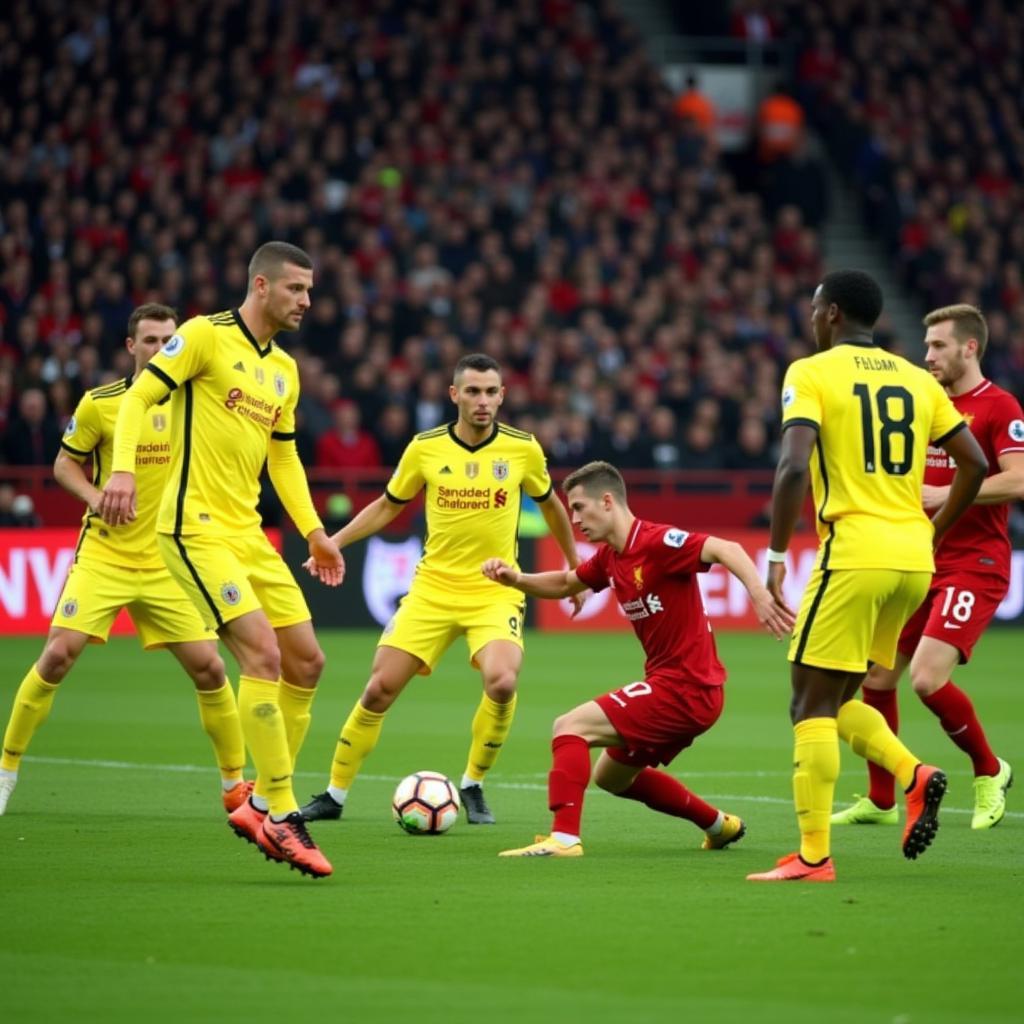 Villarreal phòng ngự chặt chẽ trước Liverpool