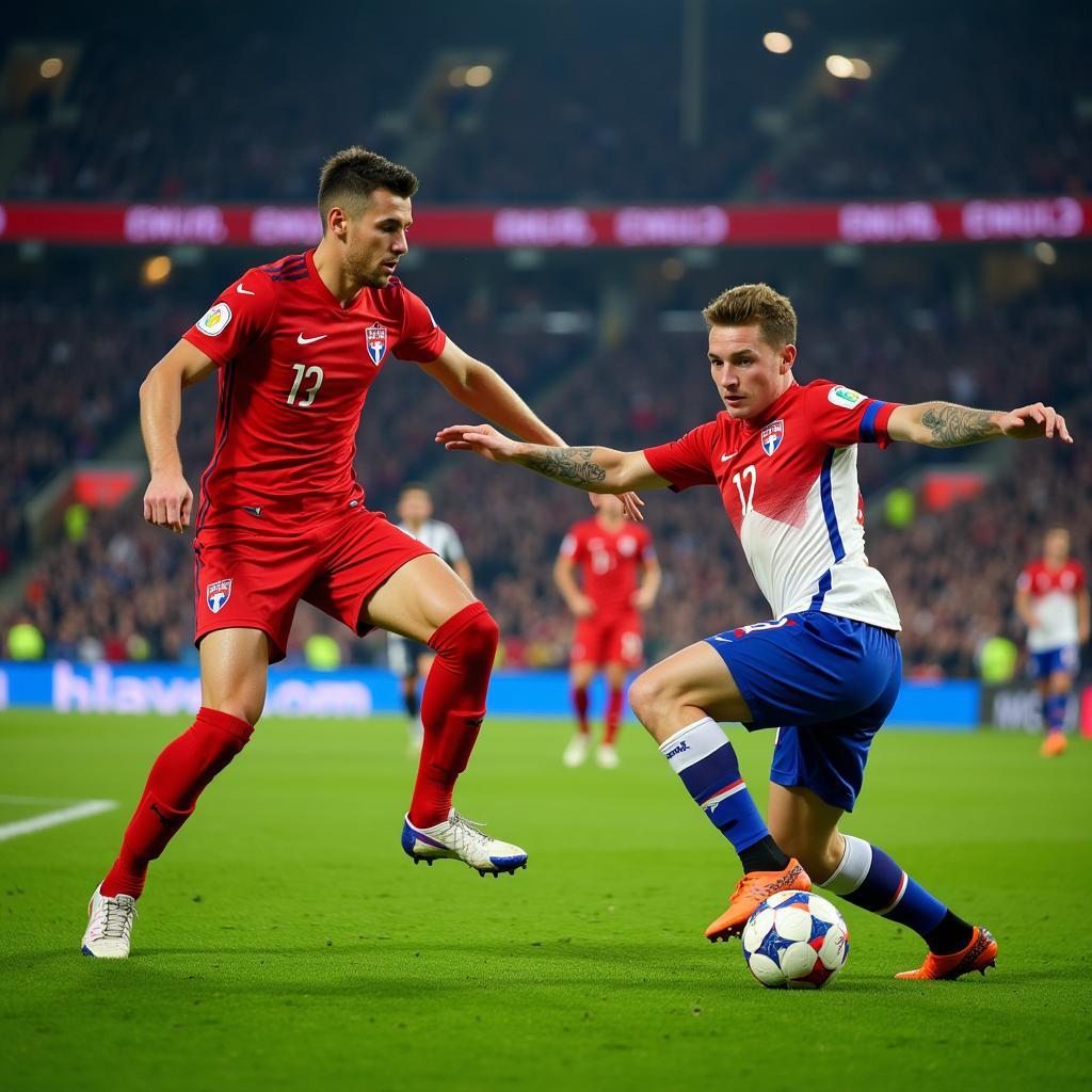 Wales và Croatia đối đầu kịch tính tại vòng loại Euro