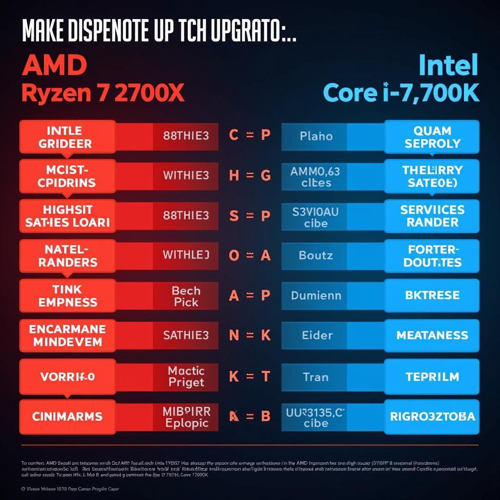 So sánh nền tảng giữa AMD 2700X và Intel Core i7-9700K