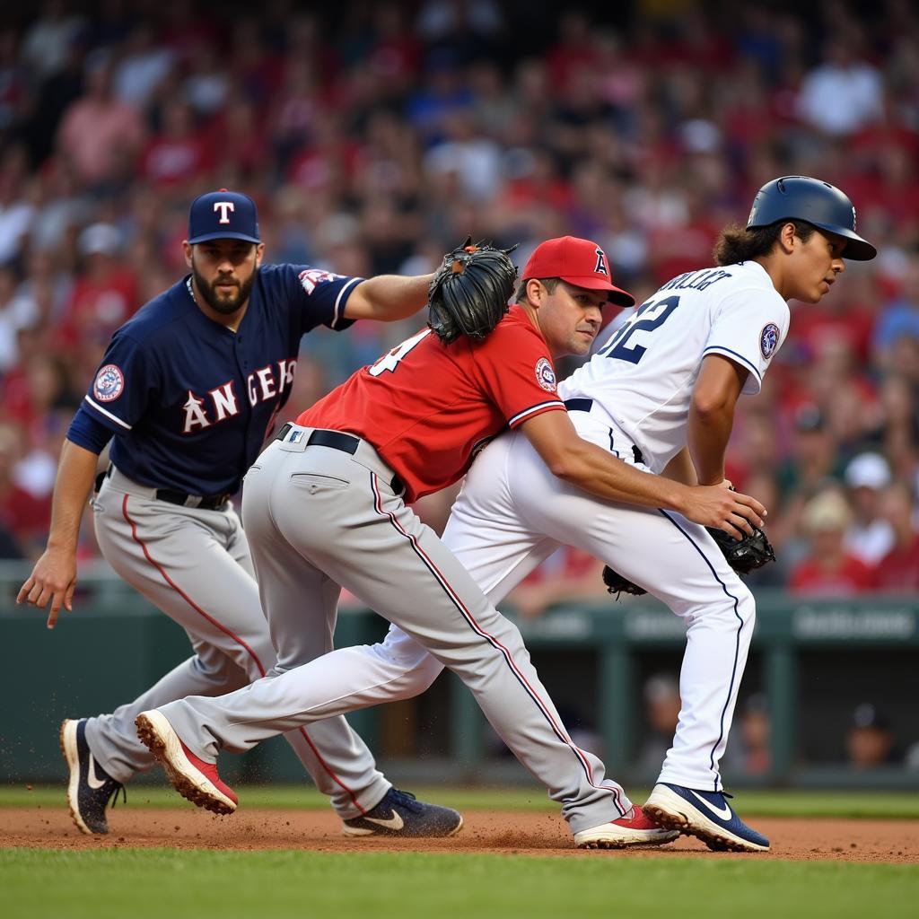 Los Angeles Angels đối đầu Texas Rangers