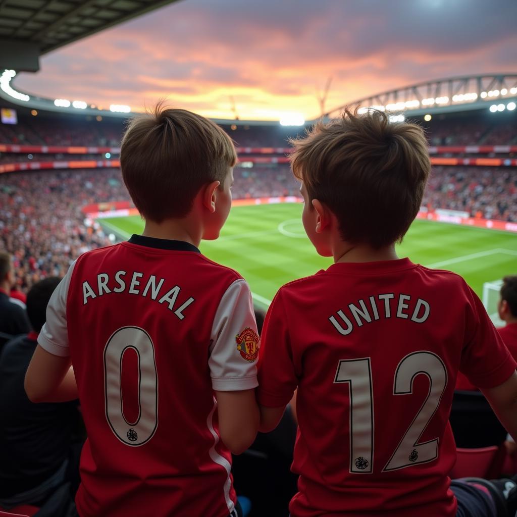 Tương lai đối đầu Arsenal vs Manchester United