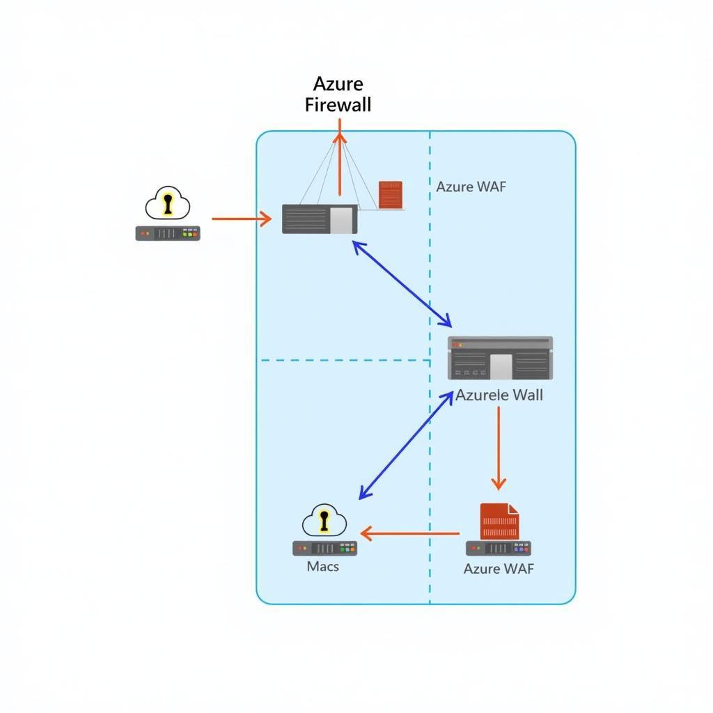 Azure WAF và Azure Firewall hoạt động cùng nhau