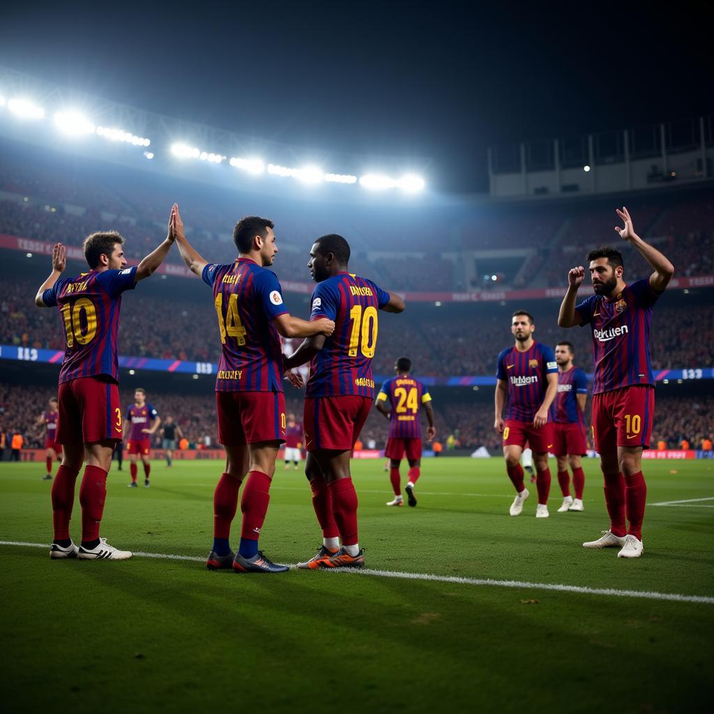 Barcelona vs Liverpool tại Camp Nou