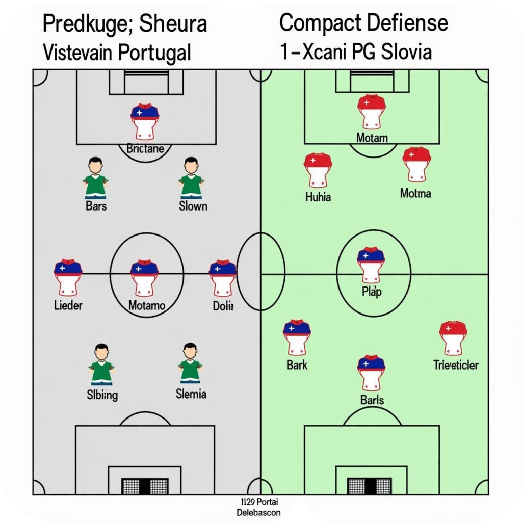 Bồ Đào Nha vs Slovenia chiến thuật dự kiến