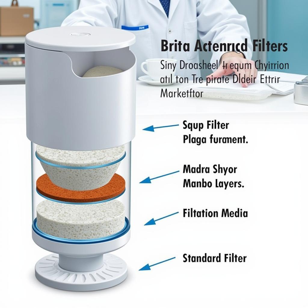 Lõi lọc nước Brita Advanced Filter với công nghệ lọc tiên tiến