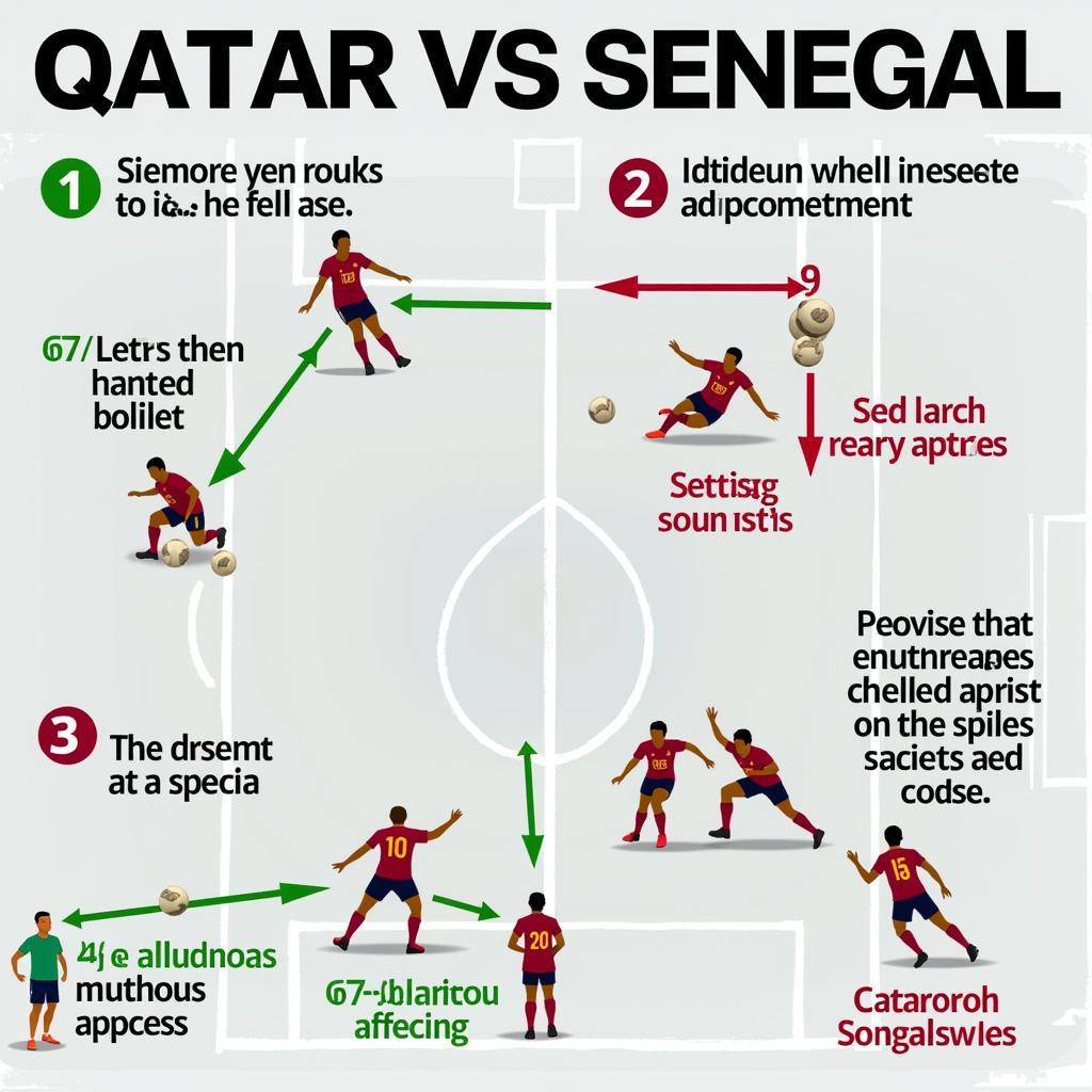 Các tình huống có thể xảy ra trong trận đấu Qatar vs Senegal