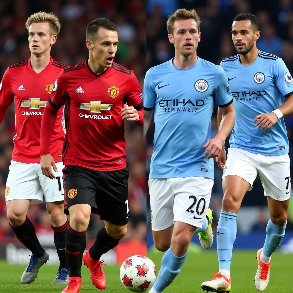 Cầu thủ chủ chốt trong Derby Manchester