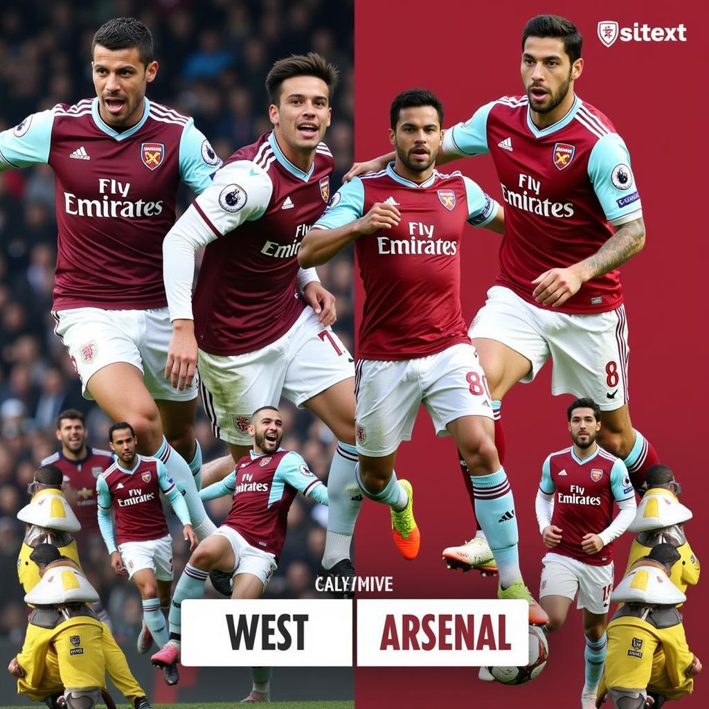 Cầu thủ nổi bật West Ham và Arsenal