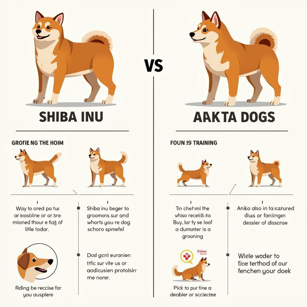 Chăm sóc Shiba Inu và Akita Inu