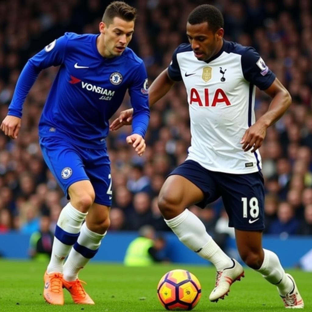 Trận đấu giữa Chelsea và Tottenham