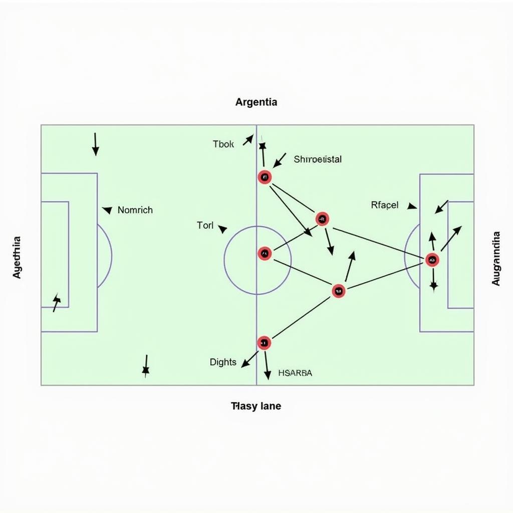 Chiến thuật Argentina vs Australia