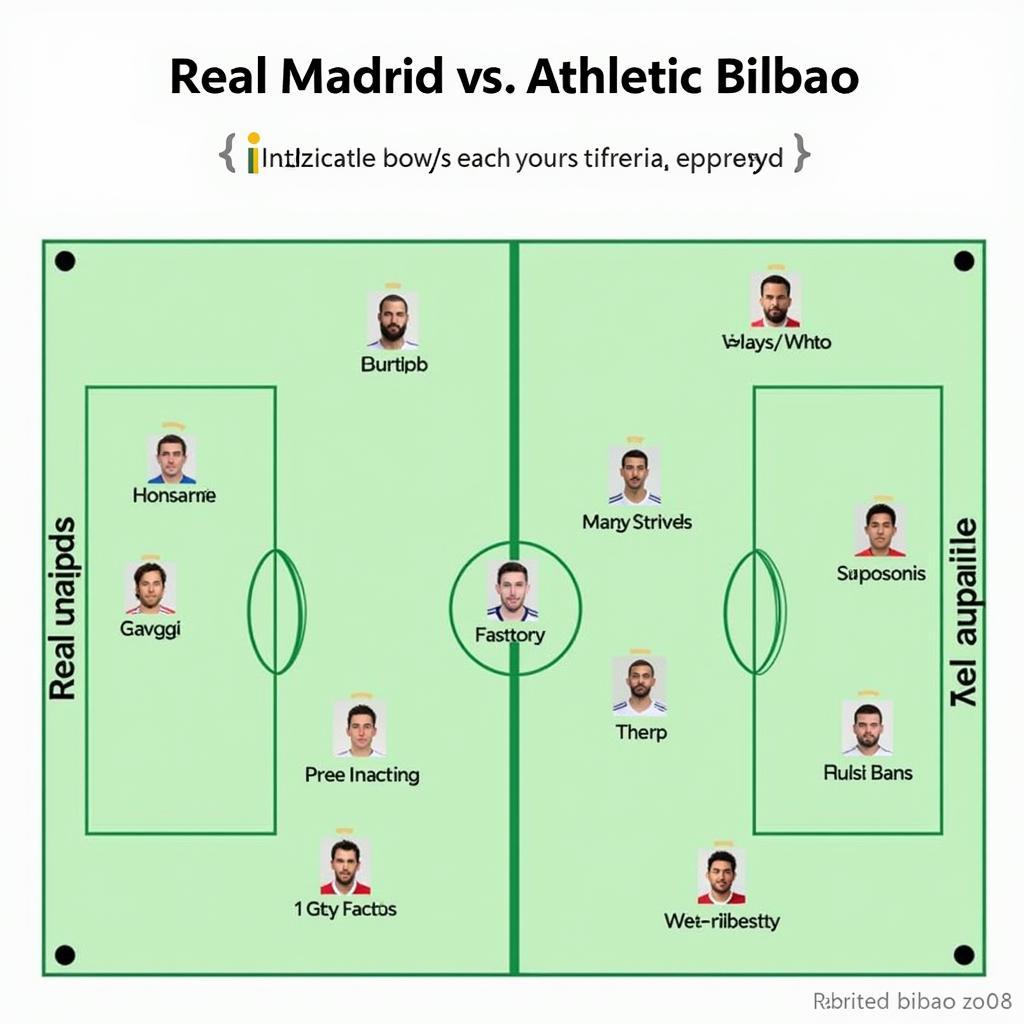 Chiến thuật của Real Madrid và Athletic Bilbao