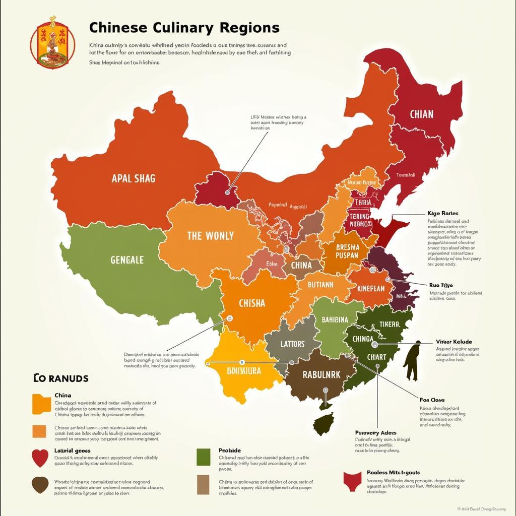 Chinese Regional Cuisines Map