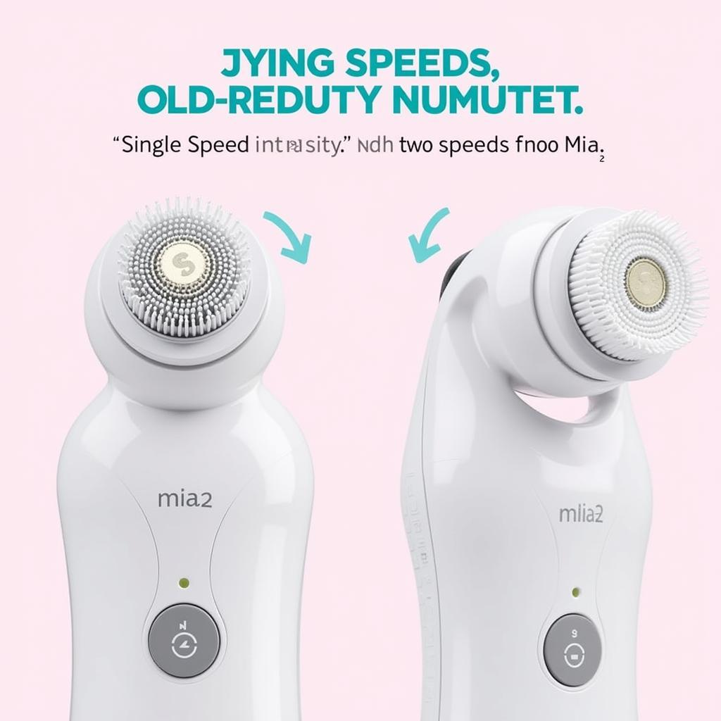 So sánh tốc độ và chế độ giữa Clarisonic Mia và Mia 2