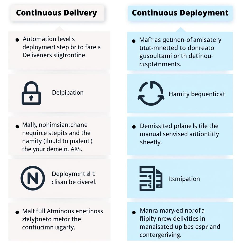 So sánh Continuous Delivery và Continuous Deployment