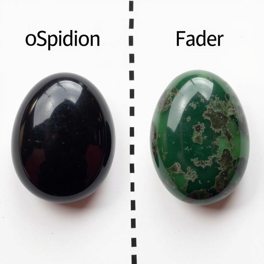 Đá Obsidian đổi màu