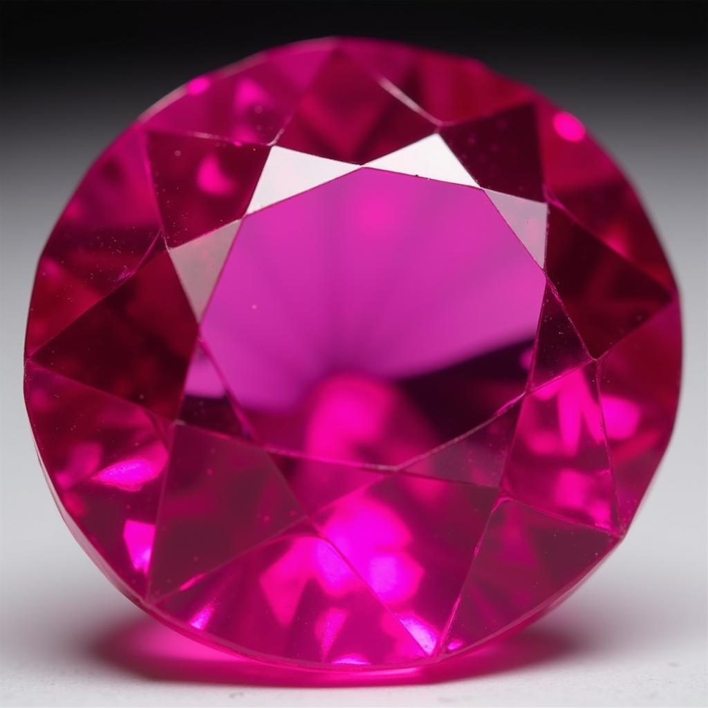 Đá ruby hồng tự nhiên với màu sắc quyến rũ và độ tinh khiết cao