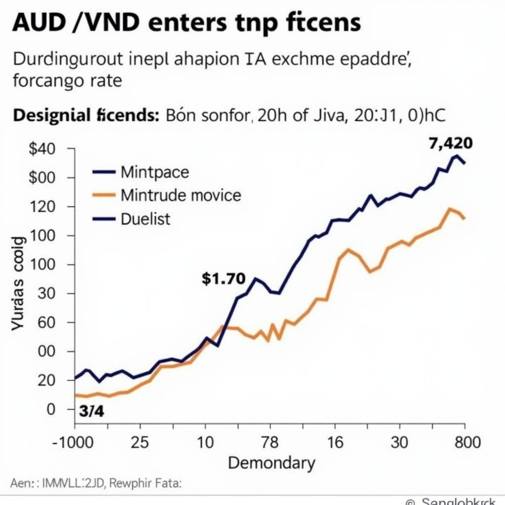 Biểu đồ dự báo tỷ giá AUD/VND