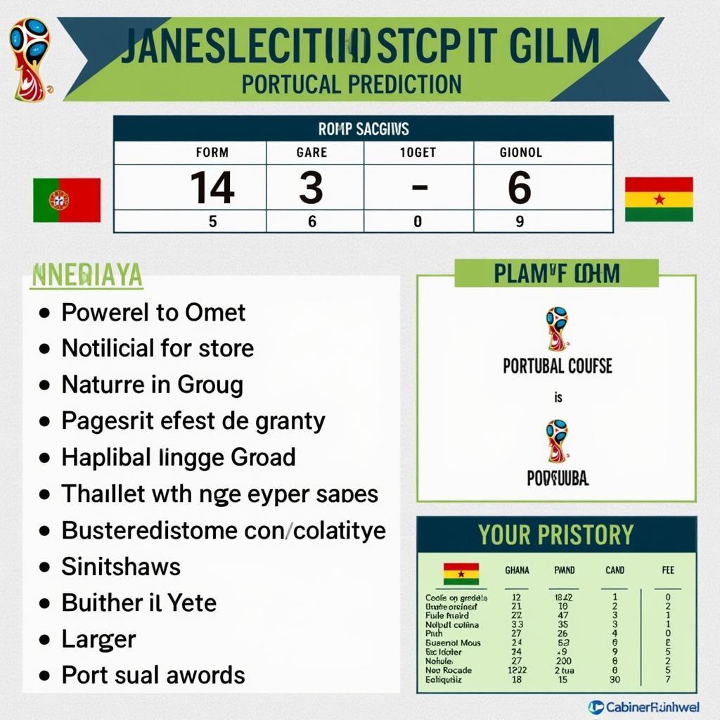 Dự đoán tỉ số Bồ Đào Nha vs Ghana