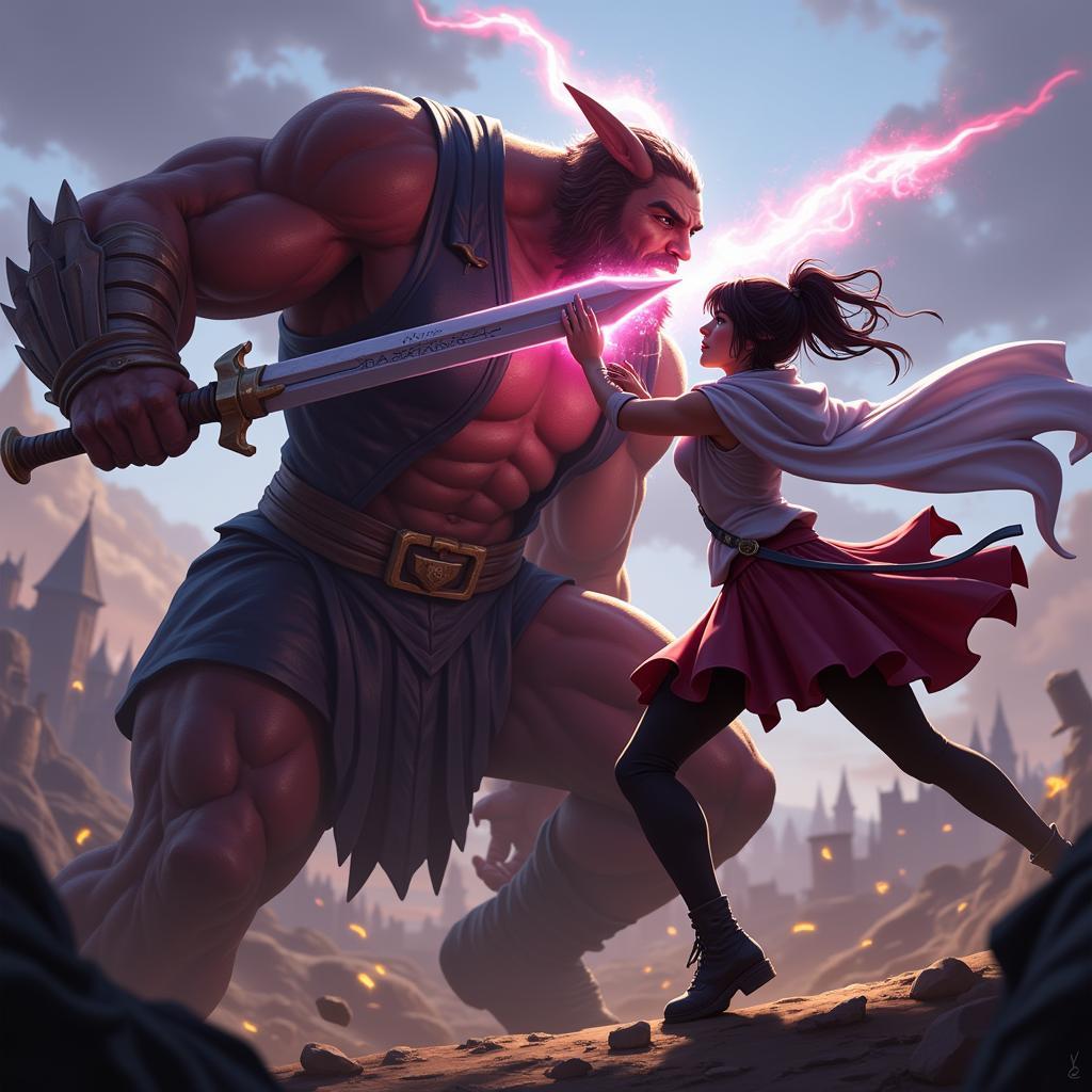 Fiora đấu với Tryndamere