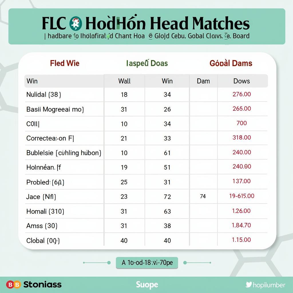 Lịch sử đối đầu giữa FLC Thanh Hóa và Global Cebu