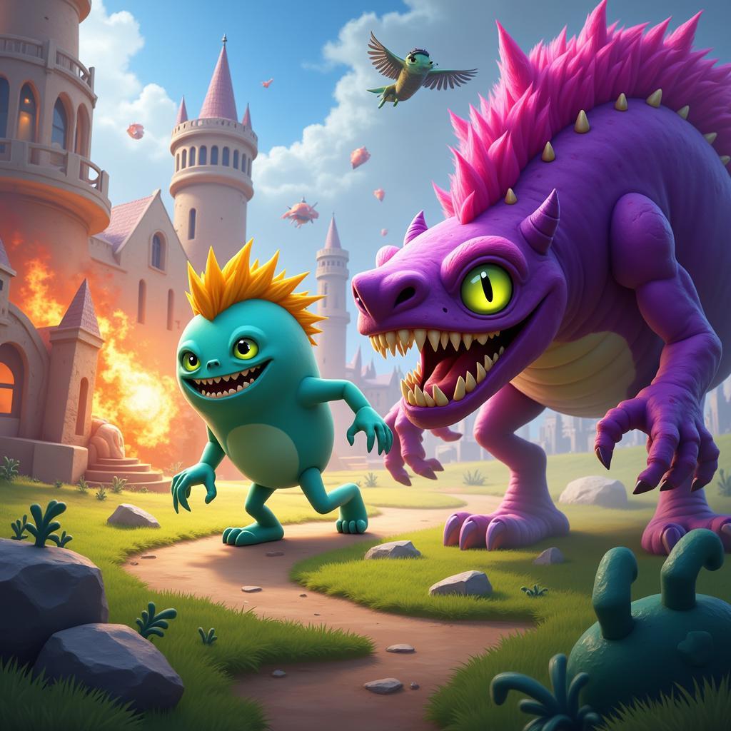 Trải nghiệm game Monsters vs. Aliens Online