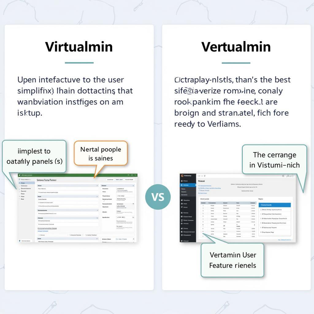 So sánh giao diện Virtualmin và VestaCP