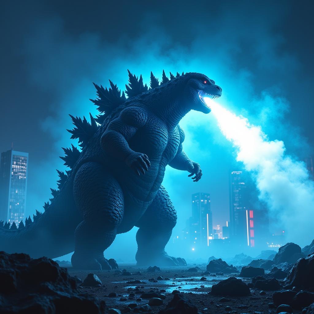 Godzilla Phóng Hơi Thở Nguyên Tử