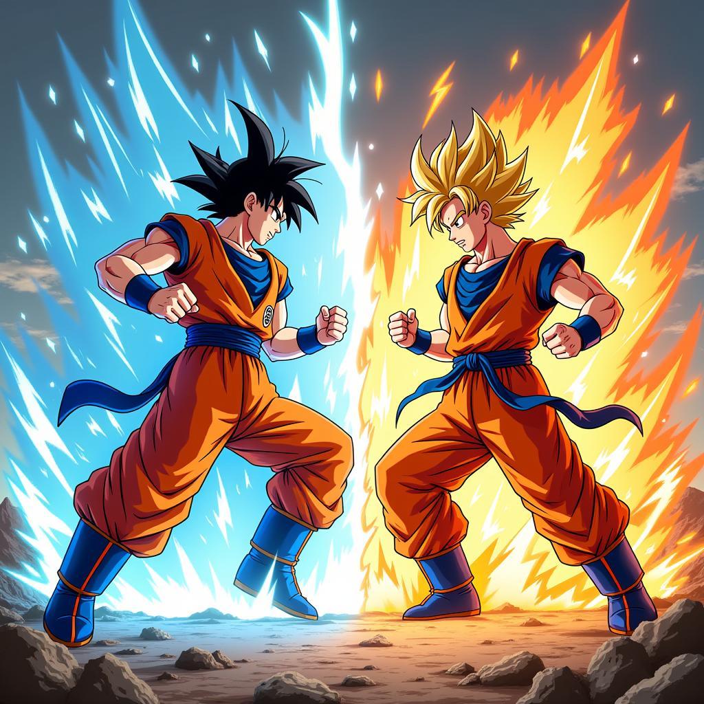 Goku vs Gohan: Kỹ Năng và Chiến Thuật