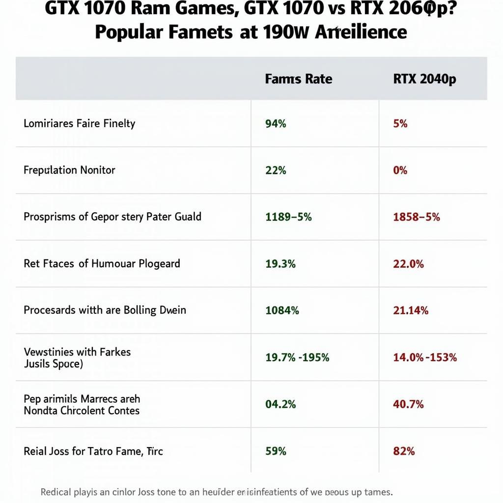 So sánh hiệu năng gaming GTX 1070 vs RTX 2060