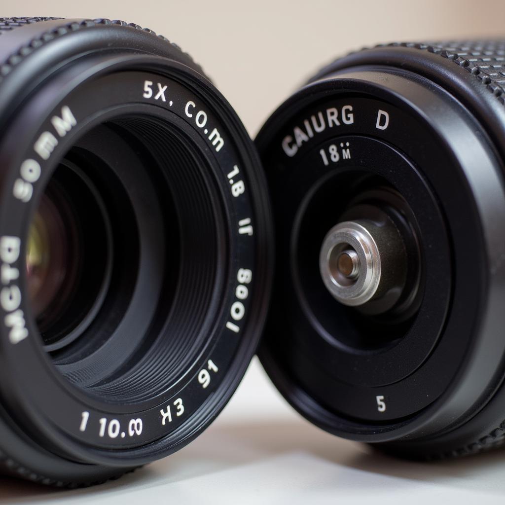 Hệ thống lấy nét 50mm 1.8 D và 1.8 G