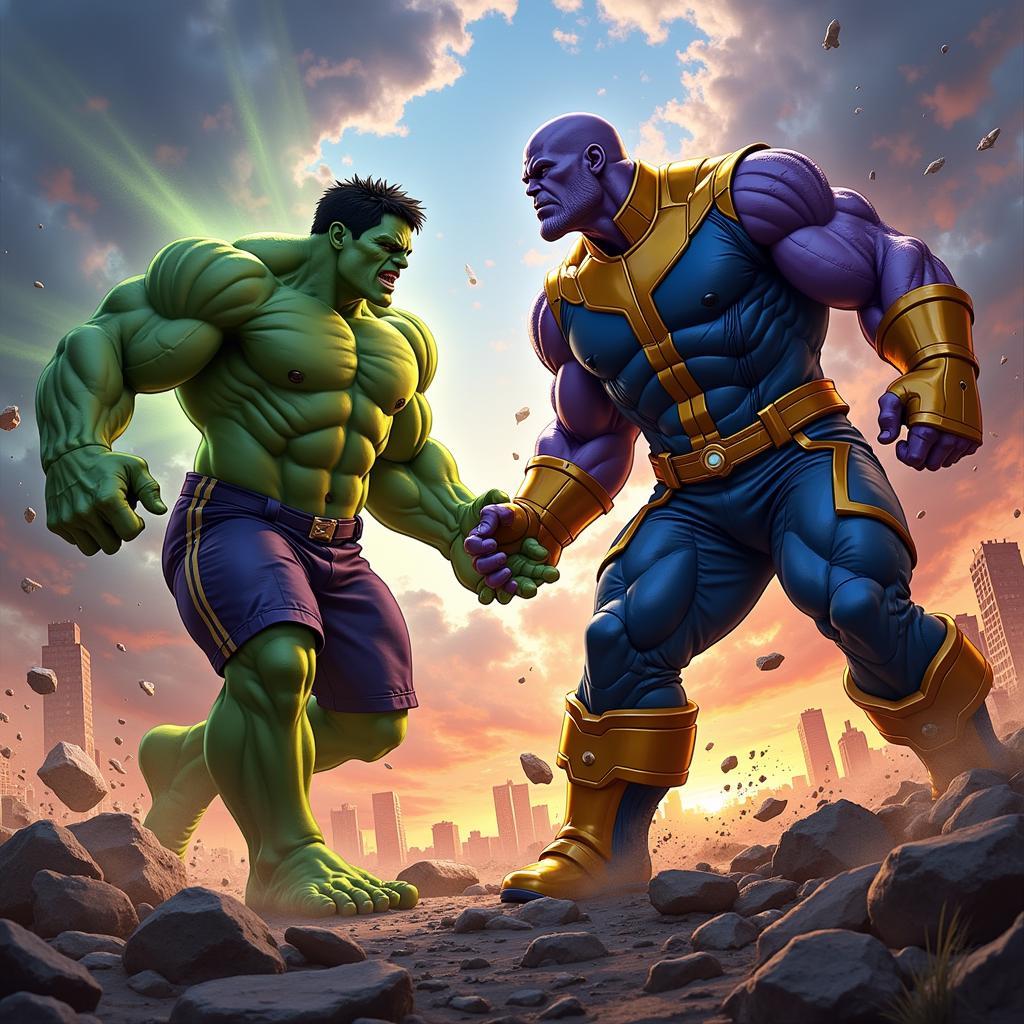 Tương Lai Của Cuộc Đối Đầu Hulk vs Thanos