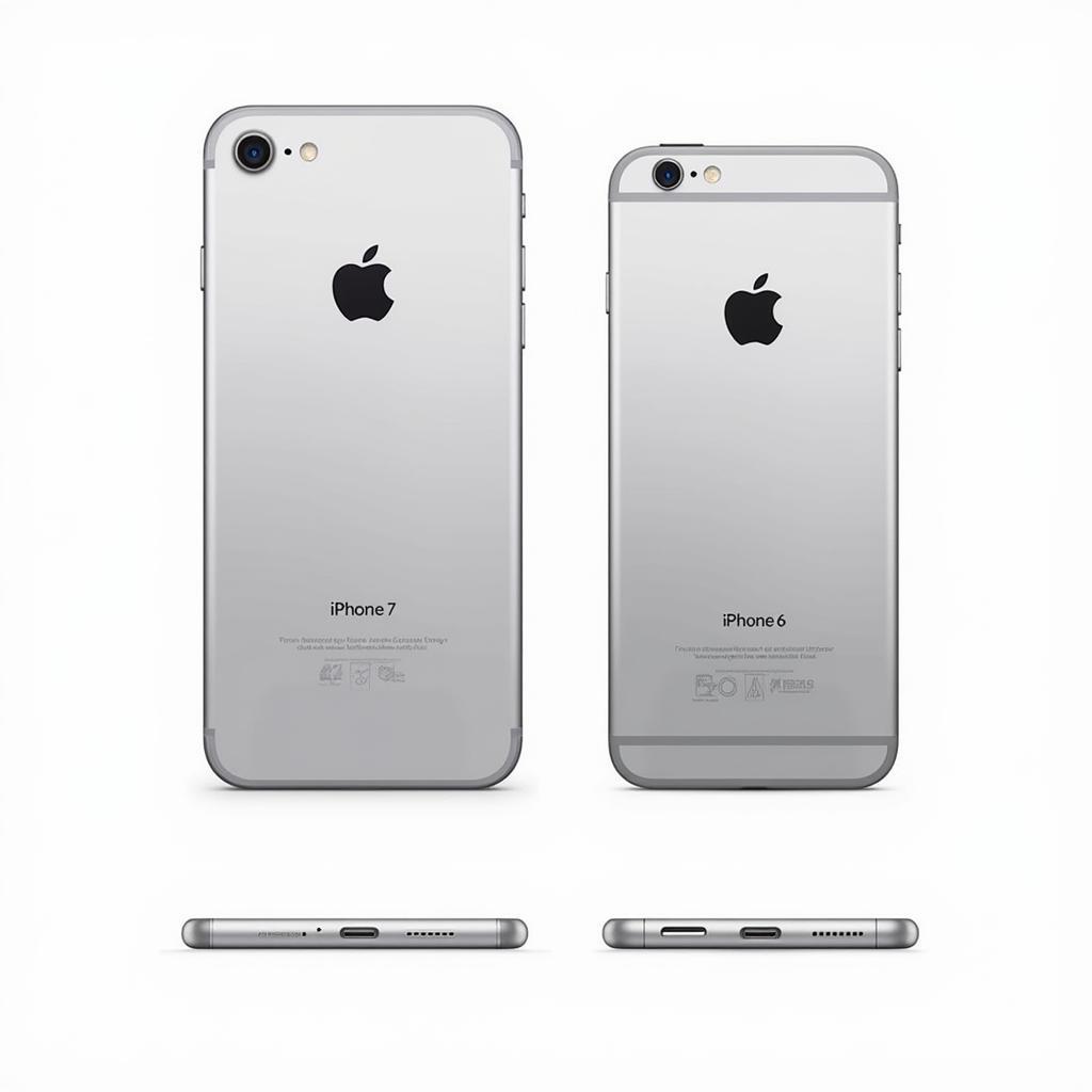 So sánh thiết kế iPhone 7 và iPhone 6s