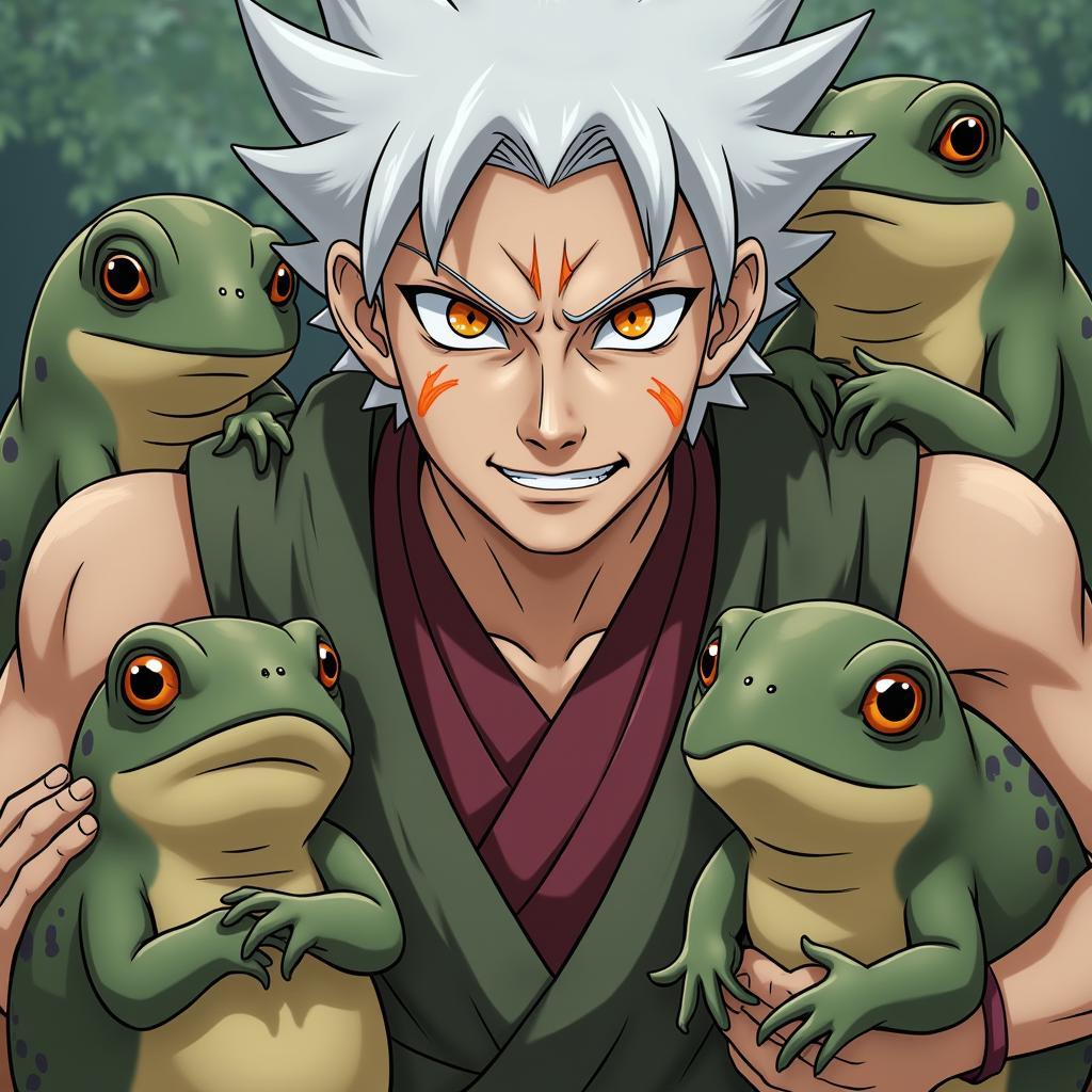 Jiraiya sử dụng Tiên thuật