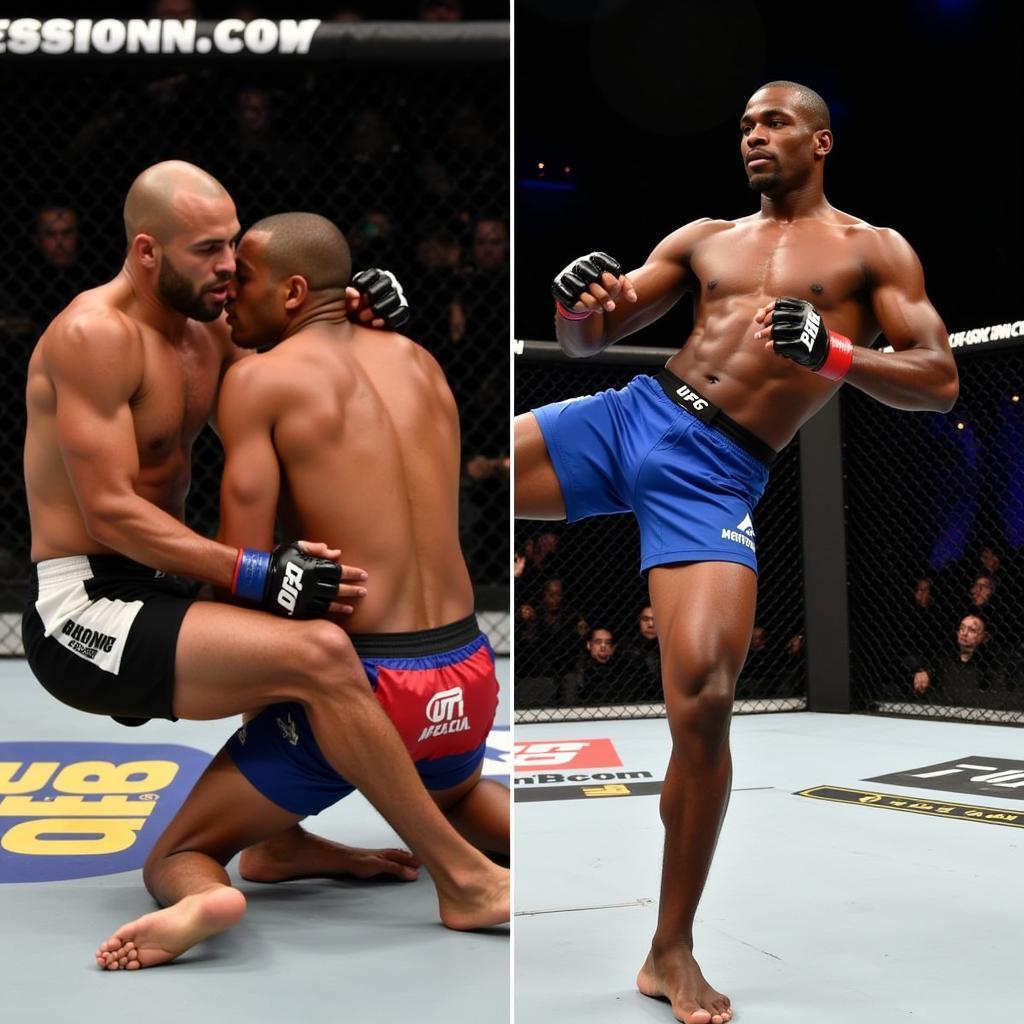 Jon Jones vs Anderson Silva: Phong Cách Thi Đấu